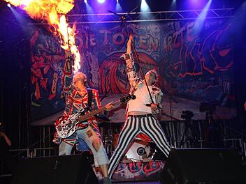 Heiße Show der Toten Ärzte  Foto: Dagmar Besand