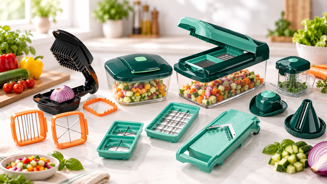 Nicer Dicer Gemüseschneider: Welches Set für Salate und Meal Prep?
