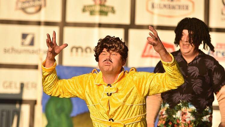 Impressionen vom Schlossplatzfest 2018 in Coburg - hier: die "Deffect's", das M&auml;nnerballett der "Effect's"Jens Gundermann