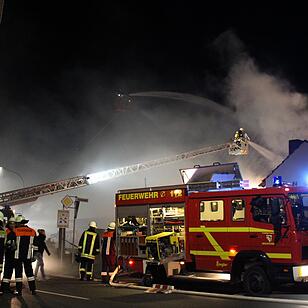 Scheunenbrand in Oberleichtersbach
