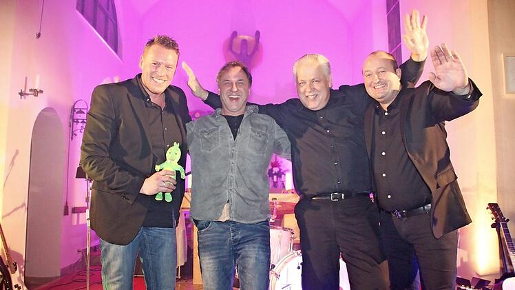 Die Gruppe "Elixier" mit (von links) Holger Höhn, Stefan Luschner, Walter Schönheiter und Frank Hofmann tritt am 29. Dezember in der Mainleuser St.-Antonius-Kirche auf.  Foto: Stephan Stöckel