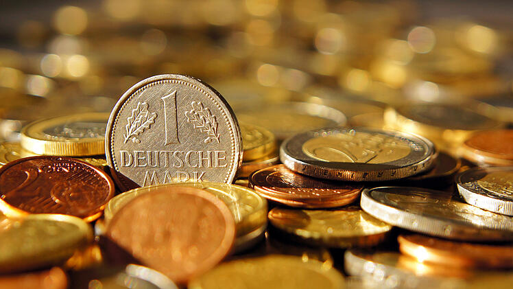 Deutsche Mark, D-Mark, M&uuml;nzen, wertvoll, Silber, Silberm&uuml;nzen