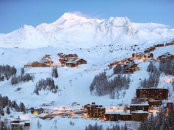 Skigebiet La Plagne in den franz&ouml;sischen Alpen