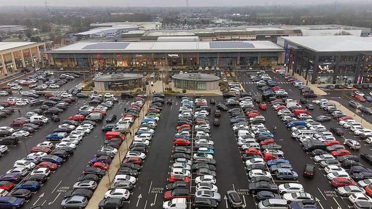 Britischer Parkplatz