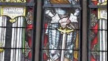 Das Fensterbild im Chorraum der Königsberger Marienkirche zeigt den Herzog Wilhelm. Foto: sn