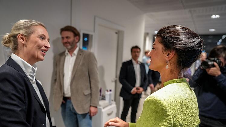 TV-Duell zwischen AfD-Chefin Weidel und BSW-Gründerin Wagenknech