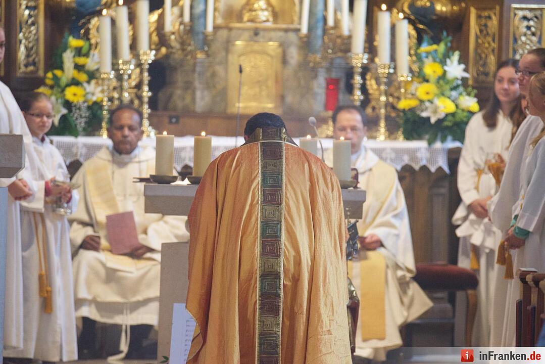 Nach einjähriger Kirchensanierung: Hannberg feiert die Wiedereröffnung der Wehrkirche der Pfarrei Geburt Mariens Hannberg