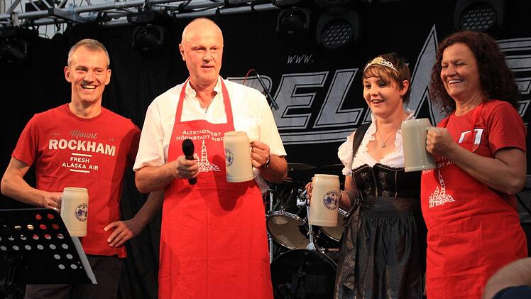 Das Höchstadter Altstadtfest ist eröffnet. Foto: Andreas Dorsch