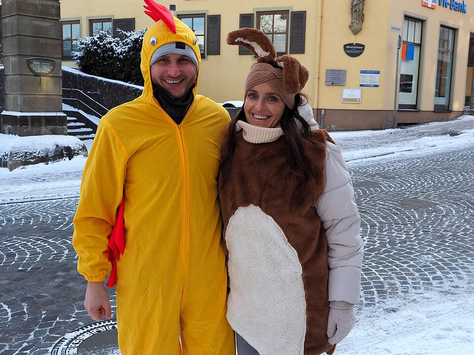 Eine der ersten Faschingsumzüge in der Region
