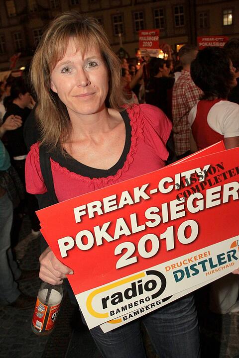 Meisterfeier Brose Baskets Bamberg Maxplatz