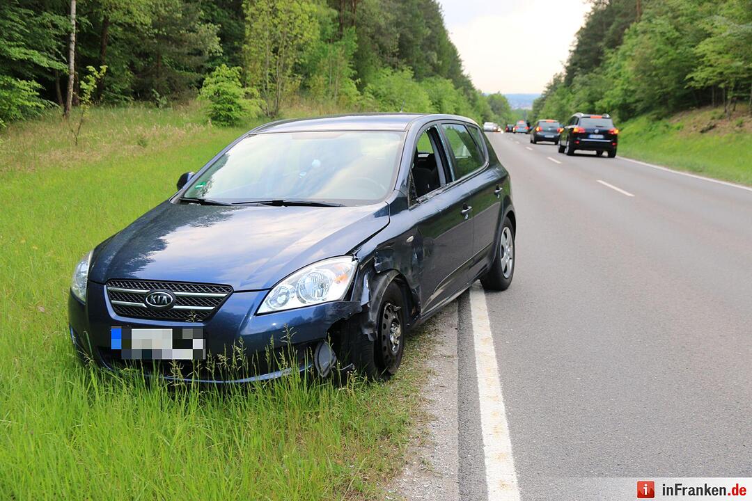 Unfall zwischen Bamberg und Pödeldorf: Motorradfahrer verletzt