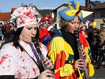 Impressionen vom Faschingsumzug in Neukenroth. Foto: Michael Wunder