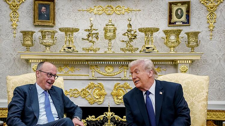 US-Pr&auml;sident  Trump empf&auml;ngt Bundeskanzler Merz