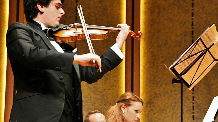 Michael Barenboim (Violine) und Natalia Pegarkova (Klavier) im Rossini-Saal. Foto: Werner Vogel