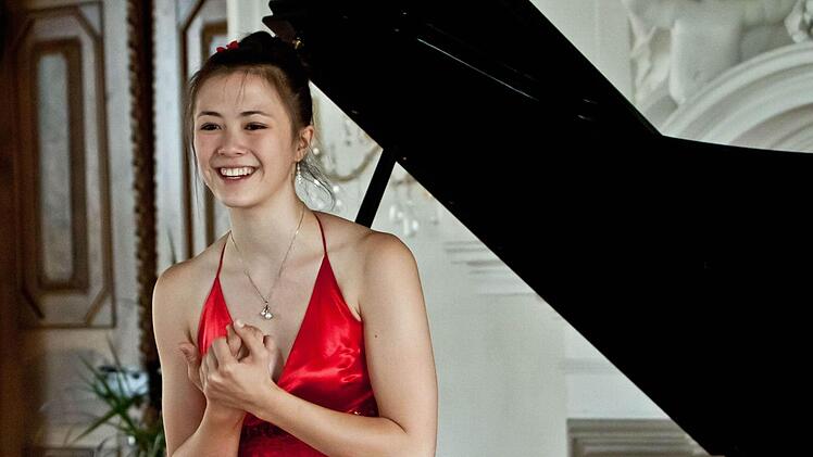 Nina Scheidmantel gastierte im Kaisersaal von Banz. Foto: Jochen Berger