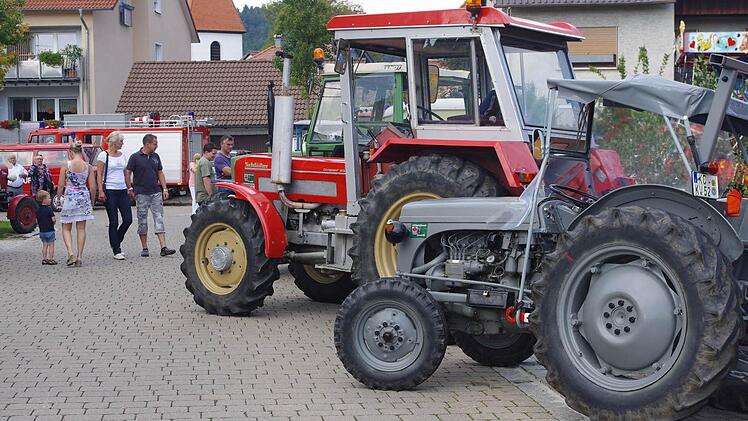 Beim historischen Bulldog- und Motorradtreffen in Neuses gab es zahlreiche Schätzchen zu bewundern. Foto: Heike Schülein