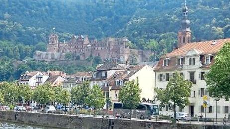 Blick auf die beeindruckende Schlossruine.