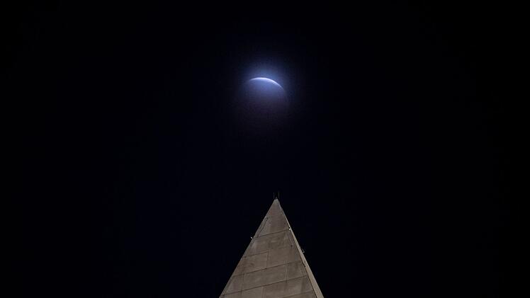 Partielle Mondfinsternis - USA