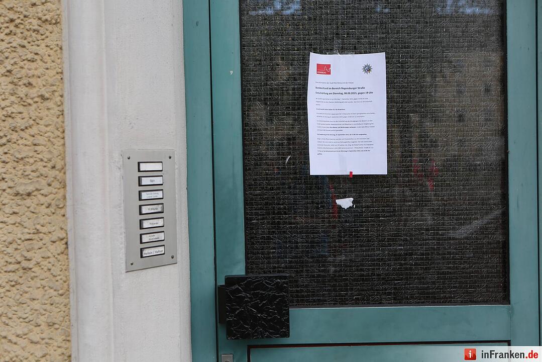 Bombenentschärfung in Nürnberg