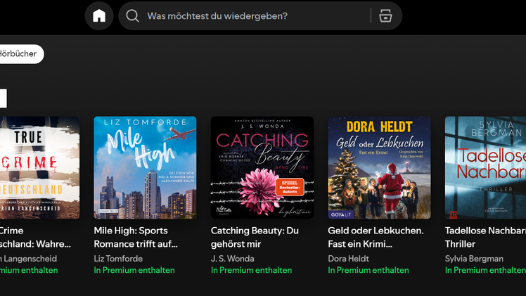 Hörbücher bei Spotify: Streaming-Anbieter bittet Vielhörer zur Kasse