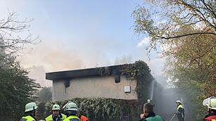 Großbrand im Kreis Bamberg: Wohnhaus steht in Flammen