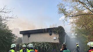 Großbrand im Kreis Bamberg: Wohnhaus steht in Flammen