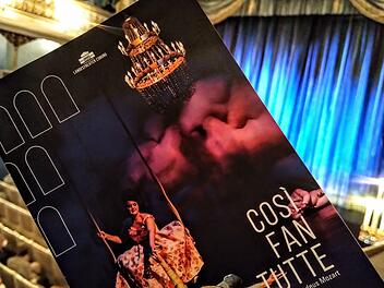 Mozarts Oper "Cosi fan tutte" feierte am Sonntag ihre umjubelte Coburger Live-Premiere am Landestheater.#Foto: Sylvain Guillot