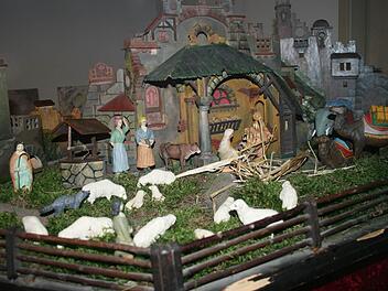 Verschiedene Krippen konnten die Besucher des Plätzlesmoadd bewundern. Fotos: Gabriele Sell