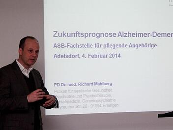 Richard Mahlberg referierte über Demenz-Erkrankungen. Foto: Johanna Blum