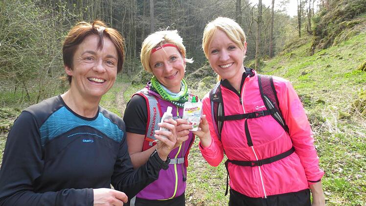 Pause: Von links Jutta Kratzel, Susanne Schubert und Cordula Lauterbach. Foto: Michael Kraus