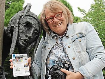 Die Schreibera im Tauscheinsatz für den "Patriot" in Lippstadt Foto: Dominik Friedrich