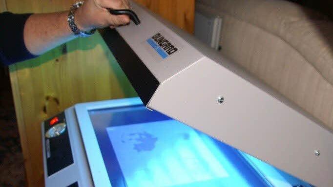 Herstellung der Strahlfolie