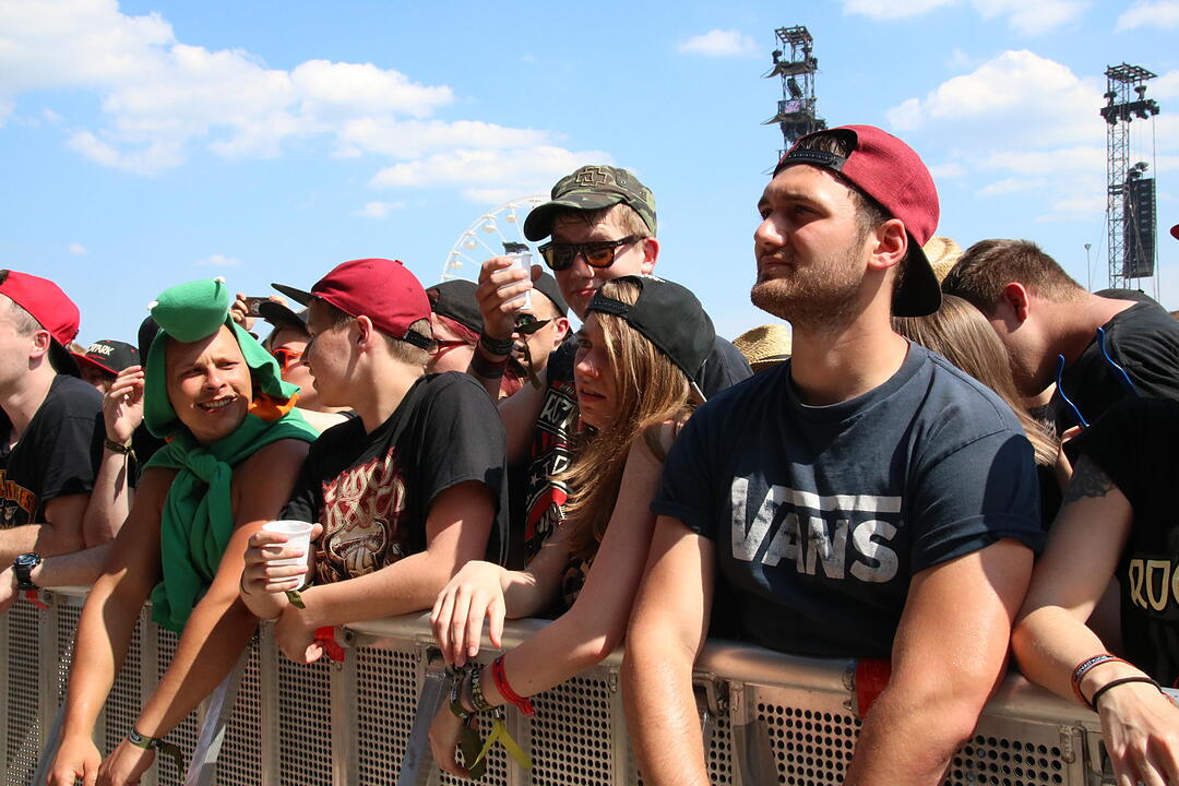 Halbnackt oder im Kostüm: Stimmung bei RIP 2017