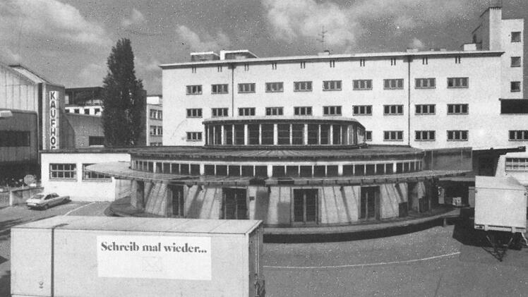 So sah es im Jahr 1985 auf dem Gelände der Coburger Hauptpost aus.Foto: CT-Archiv