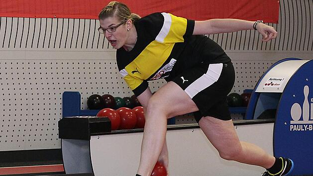 Alina Dollheimer brachte die Bambergerinnen mit der Tagesbestleistung von 645 Holz in Front. Am Ende gab's aber ausnahmsweise nichts zu feiern. Foto: sportpress