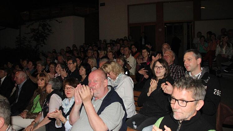 Es gab viel Applaus Foto: Jürgen Gärtner