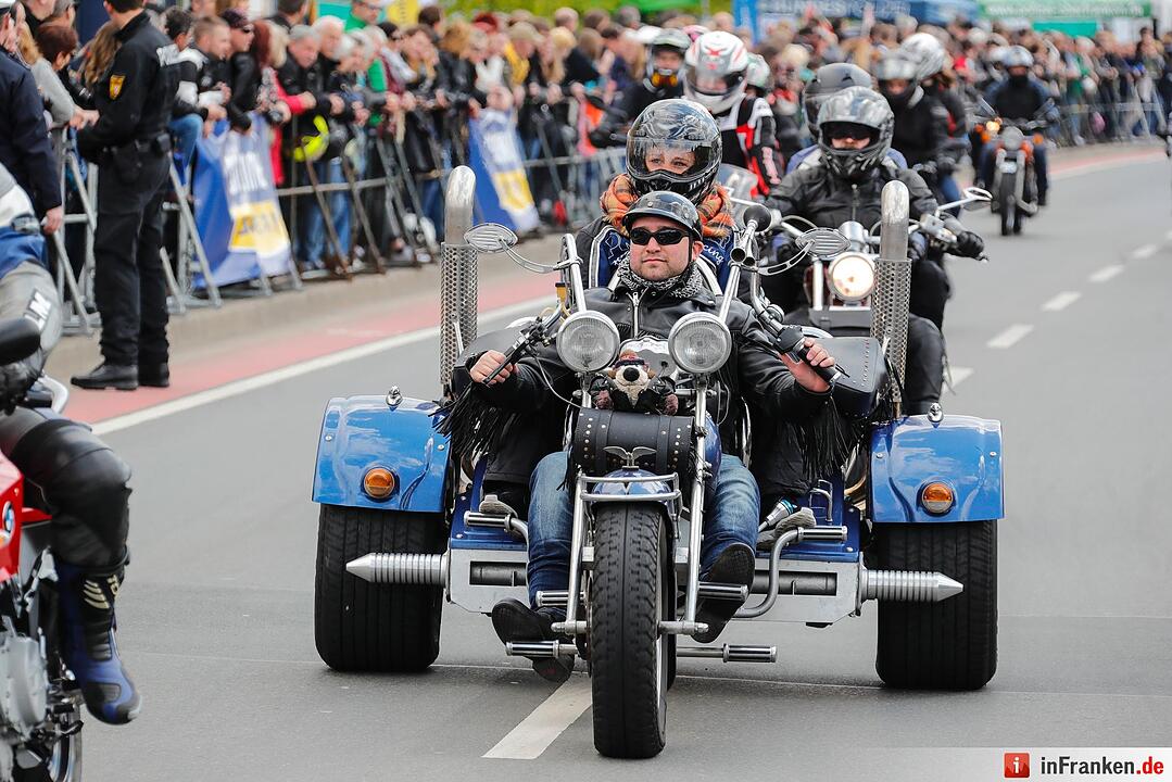 Motorradsternfahrt in Kulmbach: der Sonntag