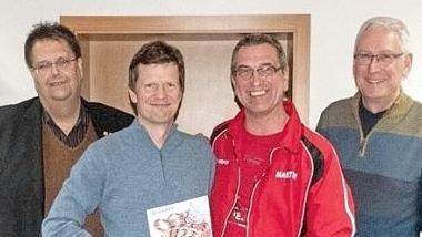 30 Jahre im Leistungssport (von links): Hans-Albert Braemer, Christoph Raithel-Jörgensen, Martin Birkner, Volker Zipprich