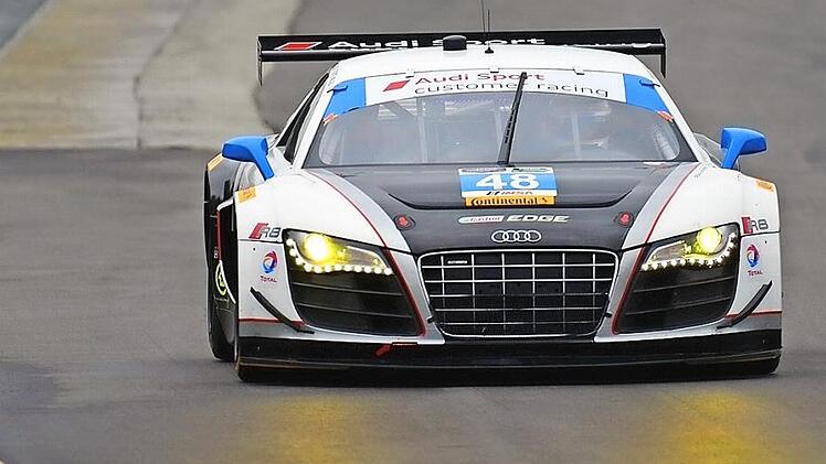 Christopher Haase in einem Audi R8 LMS. Foto: privat