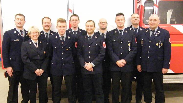 Die Mitglieder der Freiwilligen Feuerwehr Fuchsstadt haben ihren Vorstand neu gewählt.  Foto: Feuerwehr Fuchsstadt