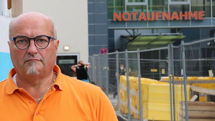 Norbert Müller aus Altenkunstadt  hat sich über das Kulmbacher Klinikum geärgert.  Foto: Jürgen Gärtner