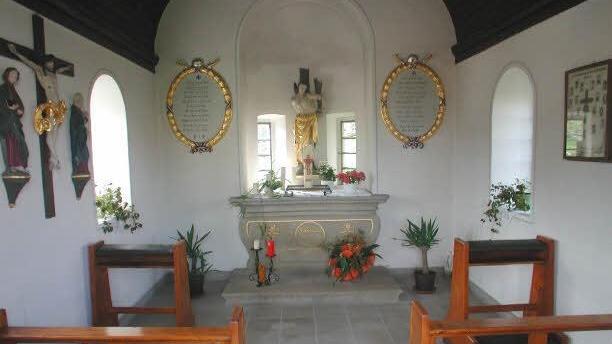 Blick in die Sebastianikapelle. Foto: Stefan Geiger