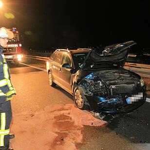 Unfall auf der A3 bei Höchstadt