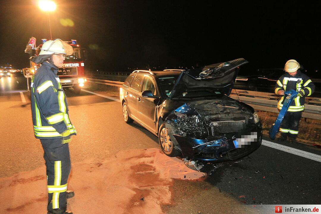 Unfall auf der A3 bei Höchstadt