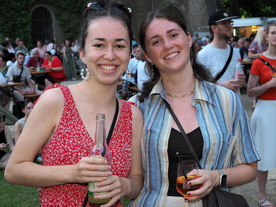 Das Fest fand im Schlosspark statt.