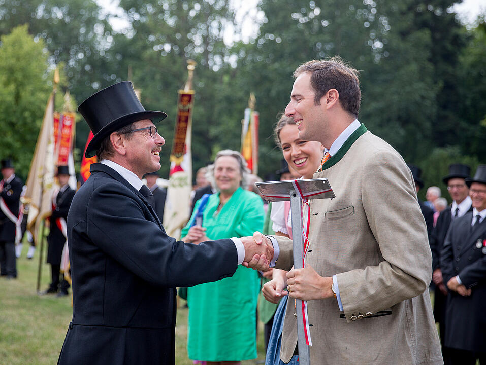 Heimf&uuml;hrung der Braut des F&uuml;rsten Castell-R&uuml;denhausen