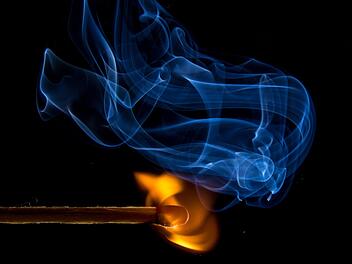Flamme, Streichholz