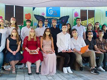 Die Abschlussklasse Gold der Montessorischule Herzogenaurach  Foto: Montessorischule Herzogenaurach