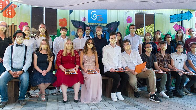 Die Abschlussklasse Gold der Montessorischule Herzogenaurach  Foto: Montessorischule Herzogenaurach