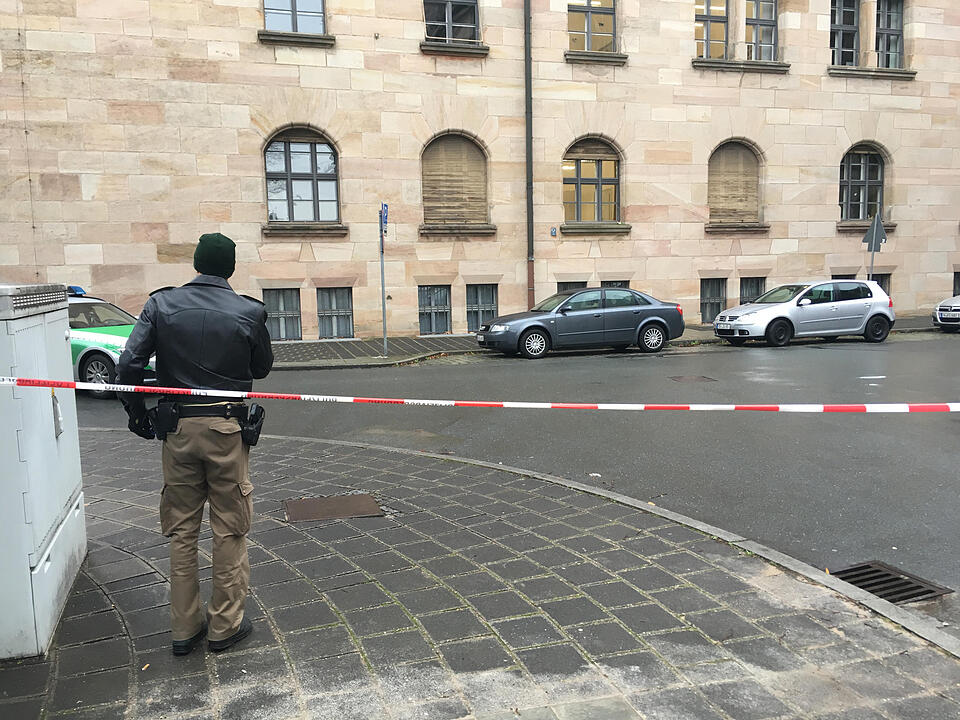 Bombenalarm am Nürnberger Landgericht